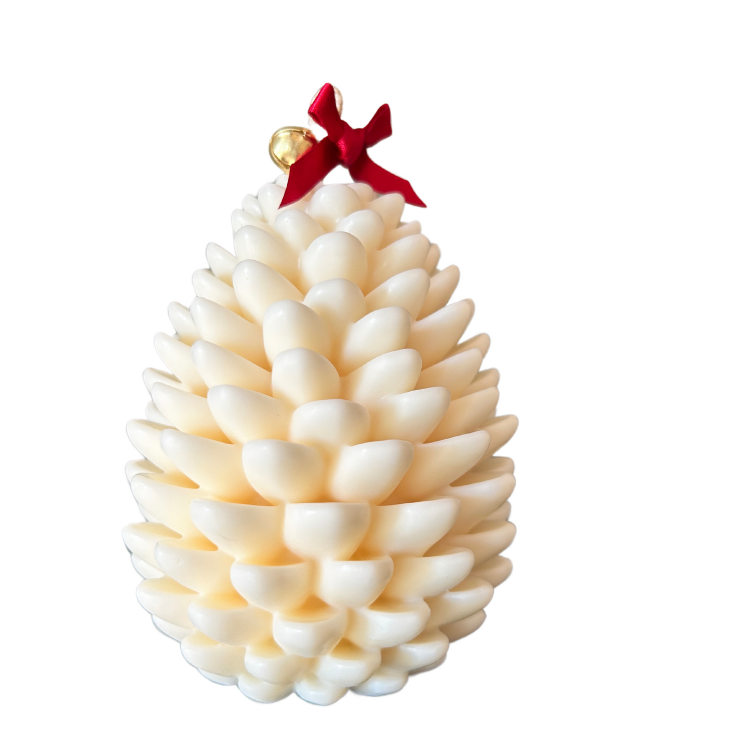 Handcrafted Winter Cone Candle